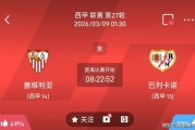 今日足球推荐：3/8 1点30西甲 塞维利亚VS巴列卡诺